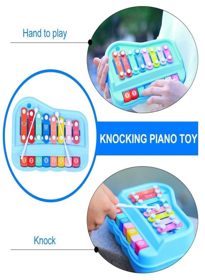 COOFANDY 2 in 1 Baby Piano Xylophone Toy for Toddlers 1-3 Years Old, 8 Multicolored Key Keyboard Xylophone Piano, Preschool Educational Musical Learning Instruments Toy for Baby Kids Girls Boys - Image 5